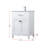 Harrison 24'' Single Bathroom Vanity with Engineered Marble Top-280724602