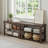 3-Tier Bamboo Shoe Storage Bench with Seating, Heavy-Duty Organizer for Entryway Hallway, Brown-1101040925