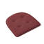 Coussin de siège en mousse à mémoire de forme en U de qualité supérieure épais et confortable Coussin de siège capitonné antidérapant Housse de siège intérieure en caoutchouc antidérapant de 17 po x 16 po pour bureau, chaises de cuisine, paquet de 6, couleur bourgogne-88354988-139866602