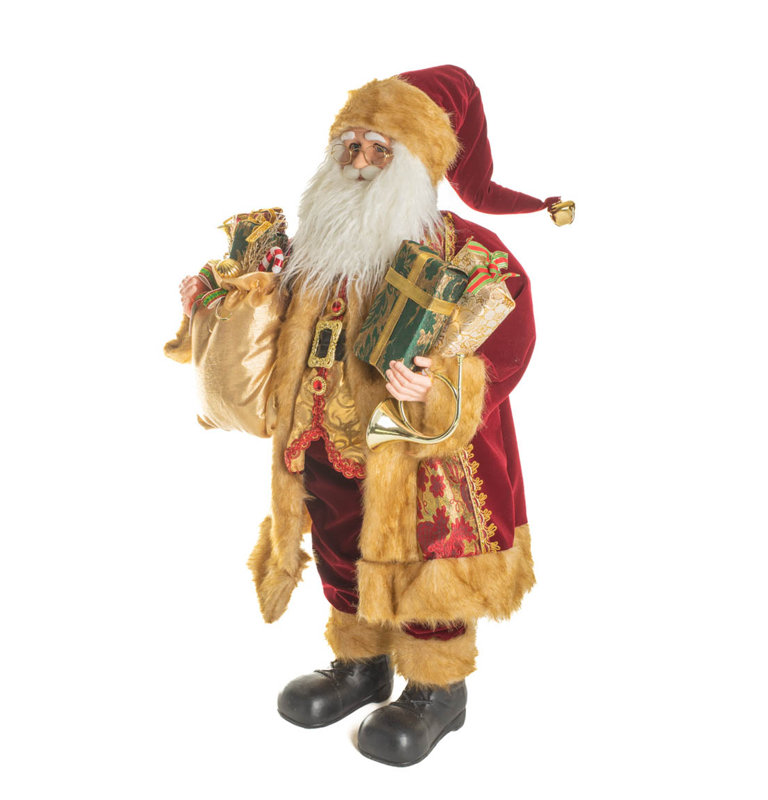 Père Noël classique marron
