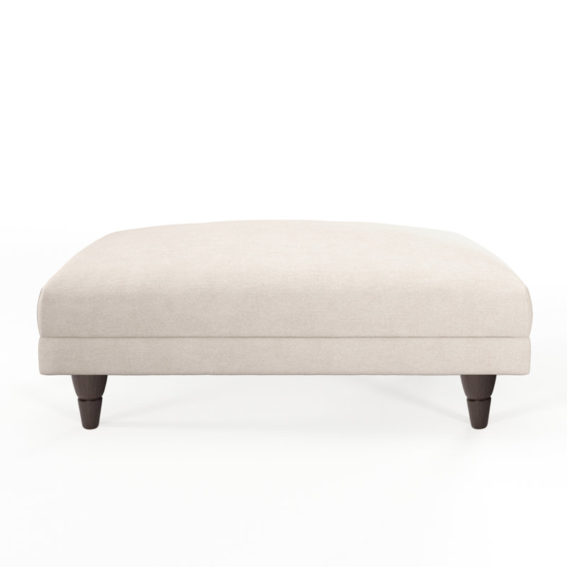 Adaku Banquette Footstool, Burnished Beech, Marble