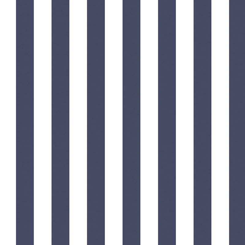 Striped Roll, Navy Blue/White