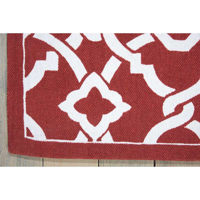 Cullacabardee Geometric Indoor Rug, Rectangle 5' x 7'