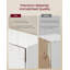 5-Tier Tall Bookcase, Bookshelf, Book Shelf with Doors, Open Storage Shelf, Cloud White