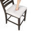 Ensemble de salle à manger de style classique avec table à finition espresso foncé et rallonge et chaises-1359229095