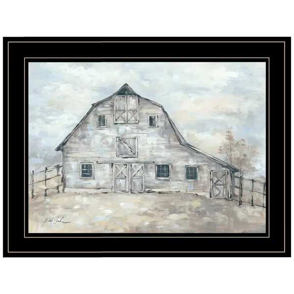 «Rustic Beauty» par Debi Coules, reproduction encadrée prête à accrocher, cadre noir