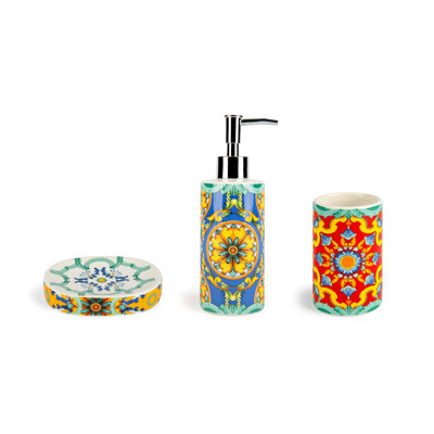 Ceramic Bathroom Accessory Set