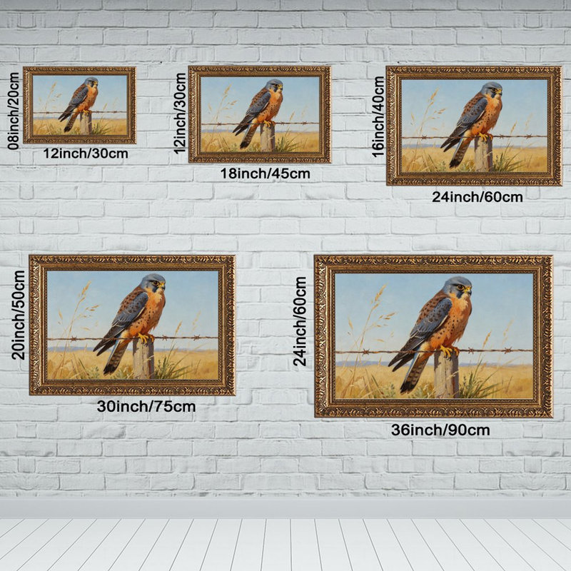Cadre mural vintage orné de fil de fer barbelé Kestrel – Cadre décoratif doré pour œuvres d'art., L 8 po x l 12 po