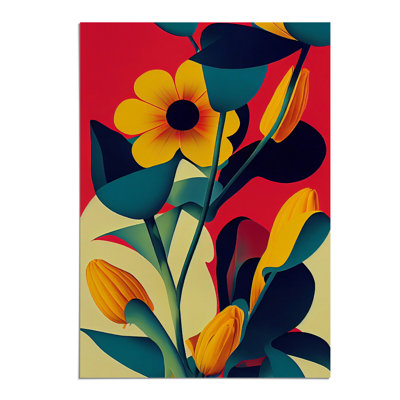 The Abstract Flowers No.3 - Wall Art