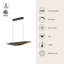 Luminaire suspendu linéaire à DEL à intensité variable de 40 po Robbie-129638087