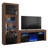 Earle Modern Entertainment Center for TVs up to 65" with Electric Fireplace Included-1119121733