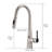 KIKO HOME Pull Out Touchless Kitchen Faucet-86709638