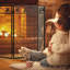 Alvertis 3 Panel Iron Fireplace Screen