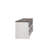 Yazeed Rustic Ridge Washed White 3 Drawer 66" W x 20" H x 16" D TV Stand