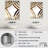 Modern Gold White Marble Spiral Wall Mirror, Abstract Spirals - Modern Gold And White Marble Spiral I-1838365790