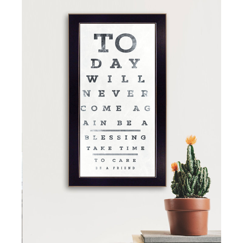 «Eye Charte», art mural encadré pour le salon, décoration murale par Marla Rae, H 26 po x l 14 po x P 1 po, Noir