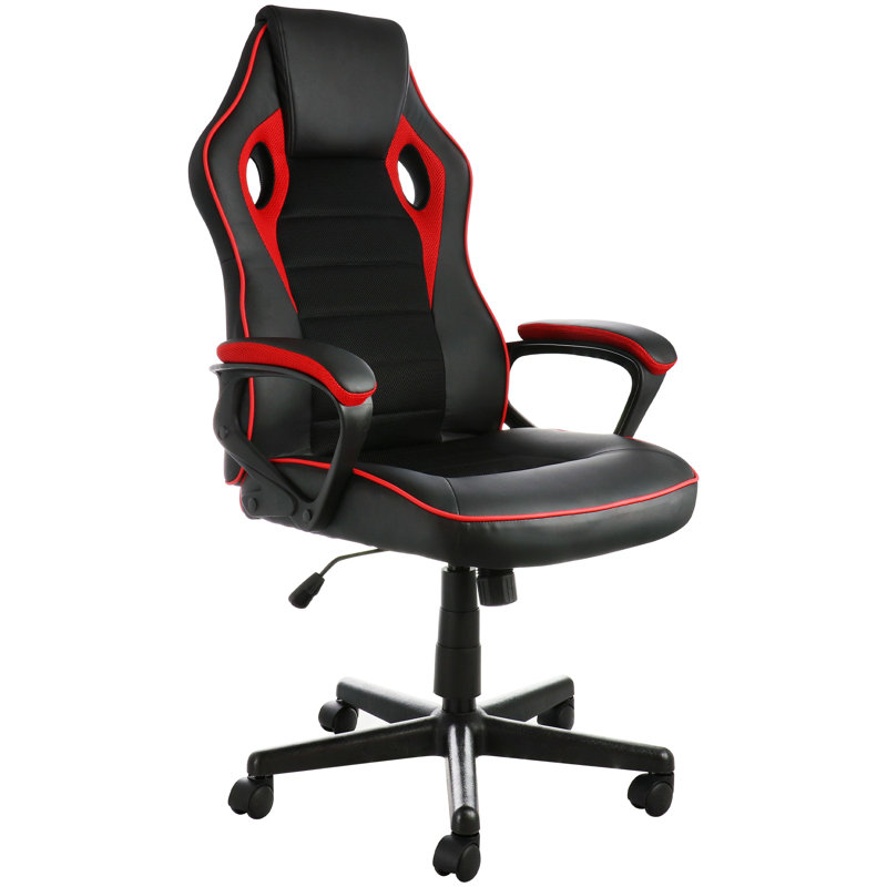 Fauteuil de jeu en velours Kyanne