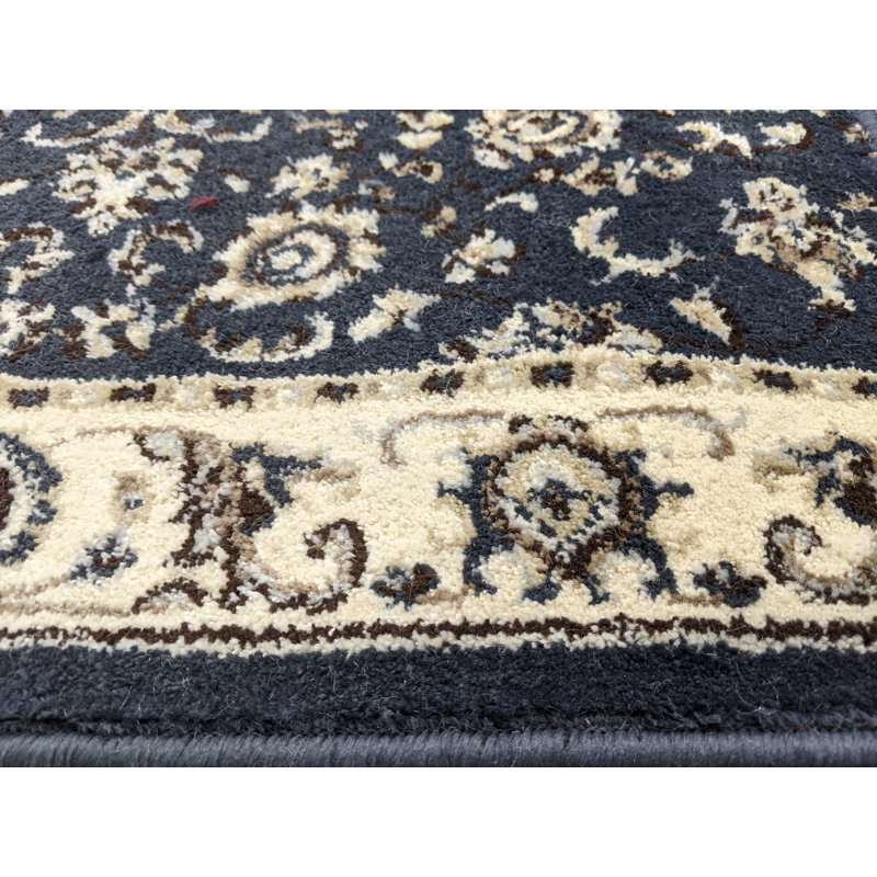 Tapis oriental traditionnel Weiser Denim, Rectangle 5 pi 5 po x 7 pi 7 po