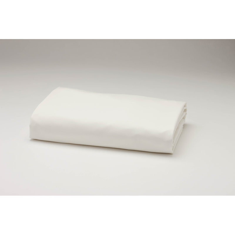 Refined Organic Percale Fitted Sheet, Queen Fitted Sheet, Dew