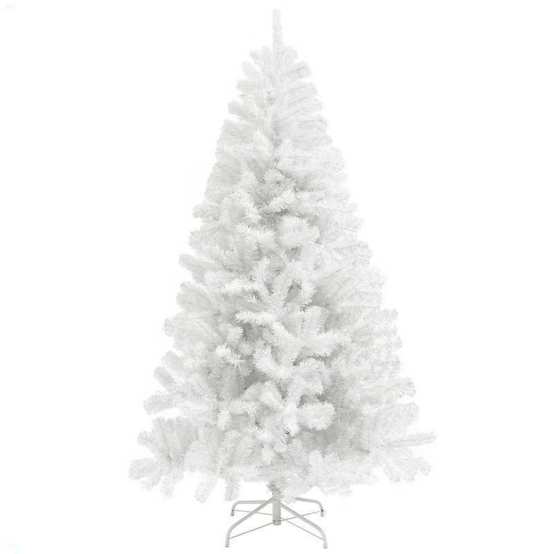 Grand arbre de Noël artificiel, arbre de Noël non éclairé avec 2132 branches, ouverture automatique, base en acier, décoration des Fêtes pour le bureau personnel