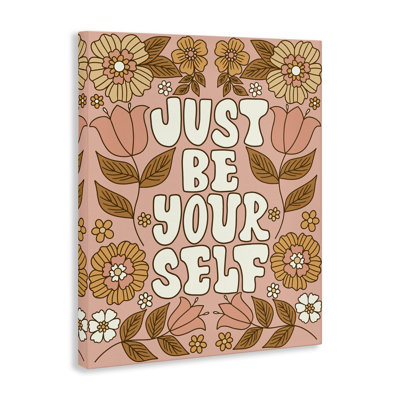 «Groovy Be Yourself», art mural sur toile par Taylor Shannon Designs