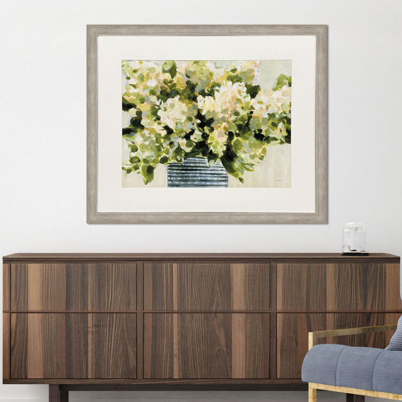 Hydrangeas in Vase Framed Art