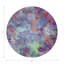 Sous-verres ronds en cuir impressionniste Passiflora-119015397