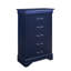 Commode bleue avec DEL-180300412