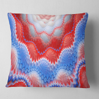 Snake Skin Flower - Abstract Printed Pillow