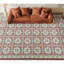 Hand-Knotted High-Quality Red and Beige Area Rug