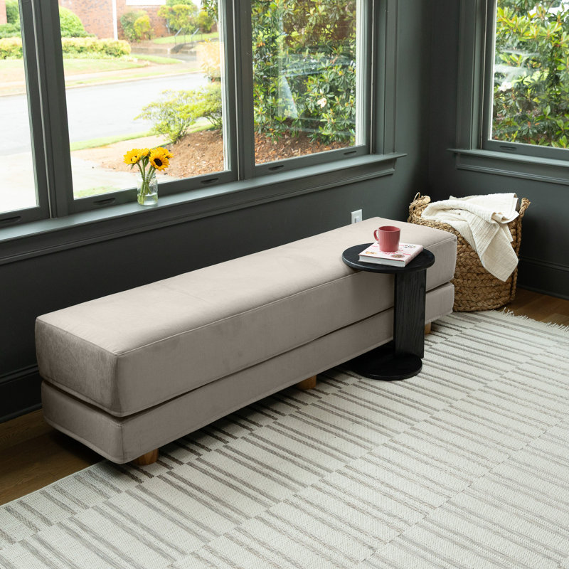 Banc convertible simple Palisades Camden, Gris