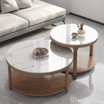 Ensemble de tables basses Design Sense Rock Plate