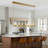 7-Light Dimmable Linear Kitchen/Island Chandelier-773579589