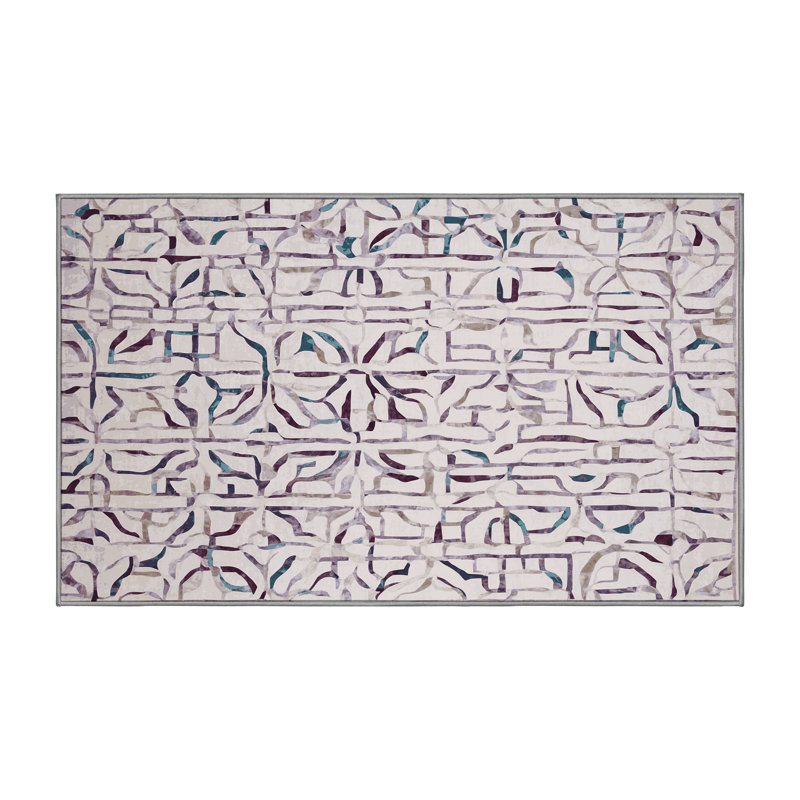 Tapis gris soyeux et moelleux, Tapis de couloir 2 pi x 5 pi