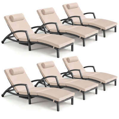 Sobiya Outdoor Chaise Lounge