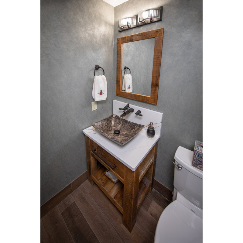 Lavabo de salle de bain vasque rectangulaire en marbre Zen