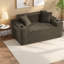 Compression 2 Seater Sofas, Corduroy Foam Spring Modern Compact Home