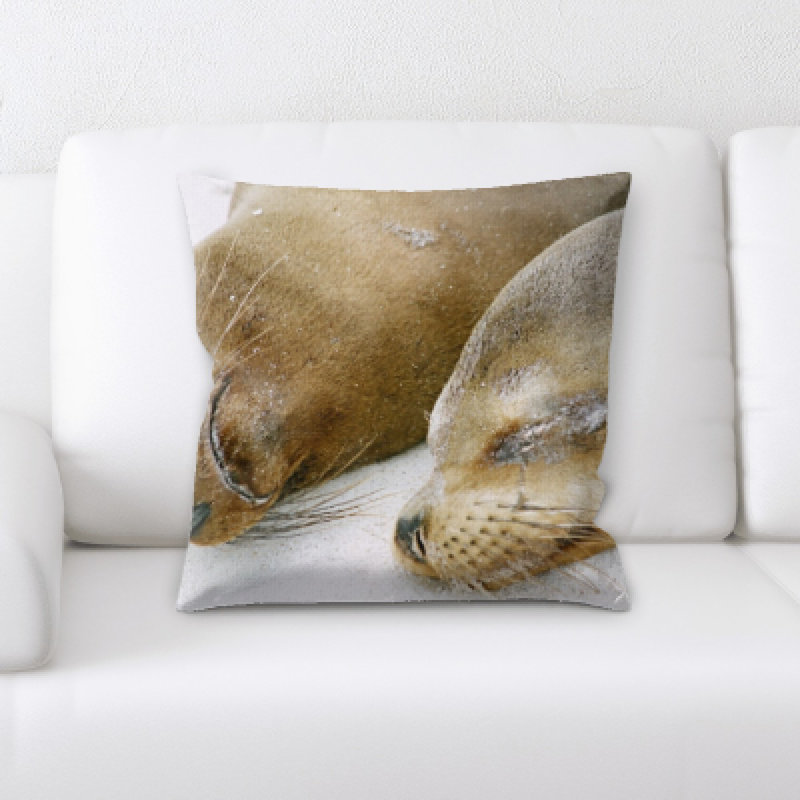 Microsuede Reversible Throw Pillow