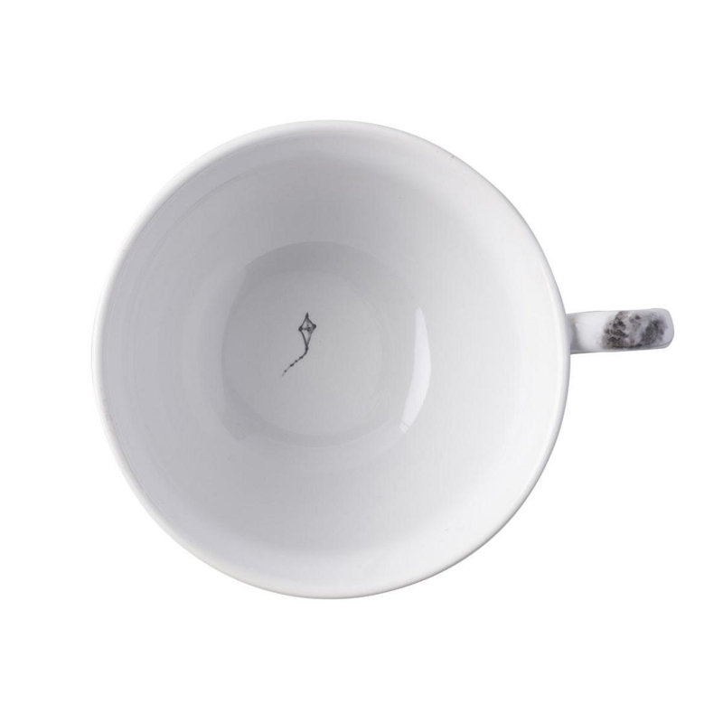 Country Estate Teacup, Flint Gray
