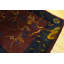Bold Tree Bird Of Paradise Pattern Small Antique Chinese Deco Rug