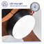 Ventilateur de plafond industriel moderne à pales en bois massif réversible de 42 pouces avec moteur à courant continu noir mat-130156530