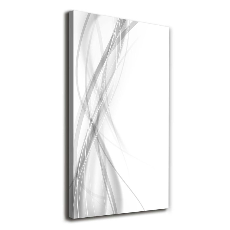 Waves Abstraction - Wrapped Canvas Print