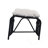 3-Piece Wicker Outdoor Patio Set With Lounge Chair, Ottoman, And Side Table