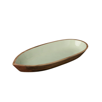 Madras Large Oval Bowl, Mint