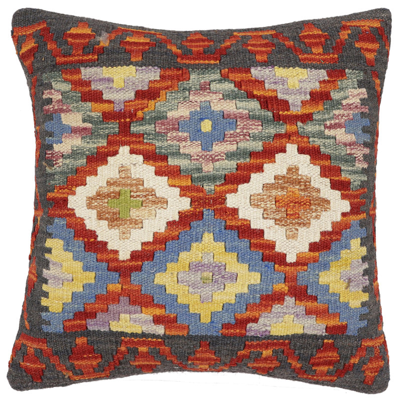 Housse et insert de coussin carré 100% laine