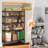 Lylla Height -Adjustable Shelving Unit with Wheels-820001630-865530582