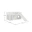 Escalera European Single (90 X 200 Cm) Mid Sleepers with Built-in Ladder Included-17588754