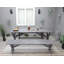 Edgerton 6 - Person Solid Wood Patio Dining Set Rectangular Table-86134631