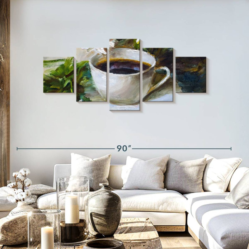 Tasse à café, H 30 po x l 68 po