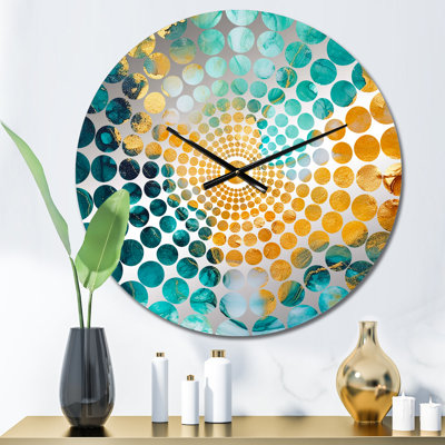 Theim - Horloge murale peinture abstraite
